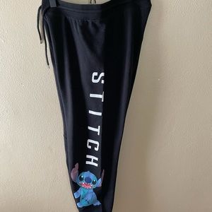 Disney stitch sweat pants